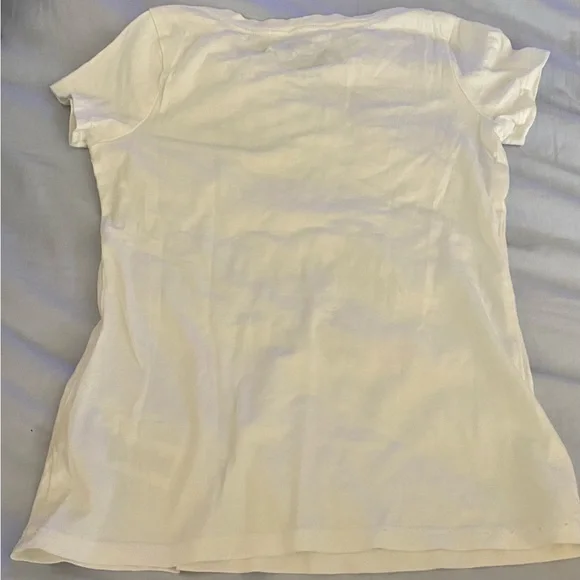 Juicy Couture Vintage Girls-Kids White Tee with Gold and Pink Accents Size Med - Picture 2 of 9